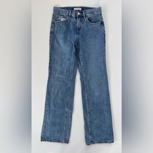 Stradivarius Women's High Waist High Rise Straight Wide Leg Jeans Size 2
